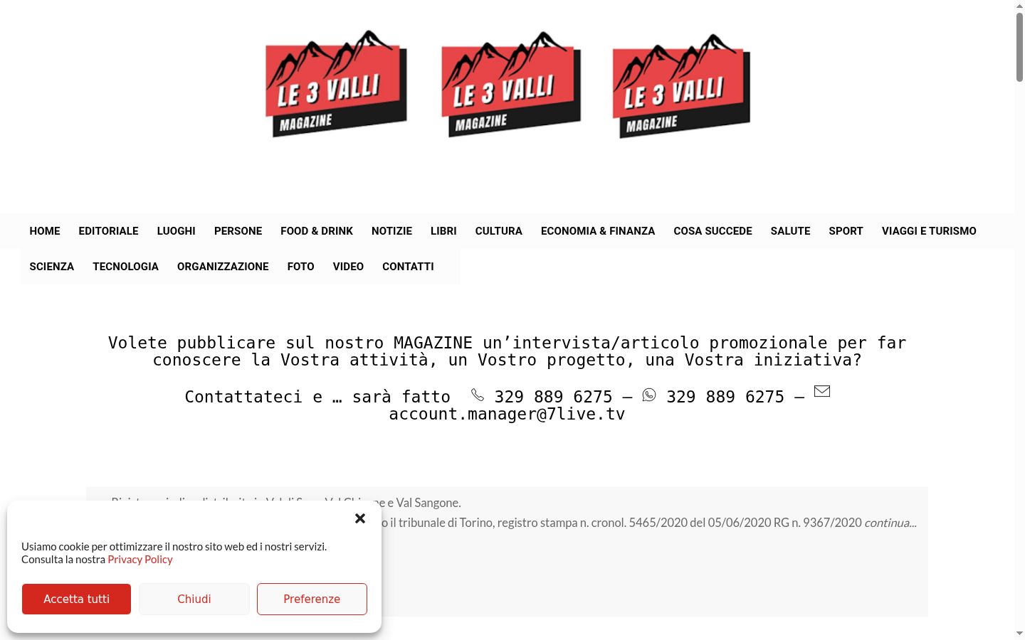 Captura de pantalla del banner de consentimiento mostrado antes de cualquier interacción