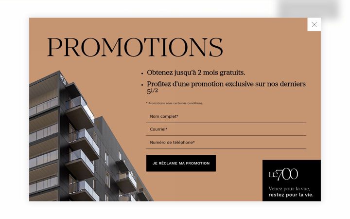 Screenshot of le700.ca