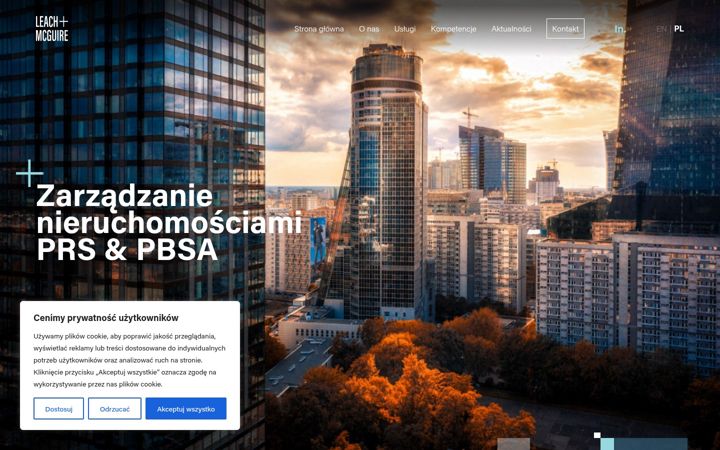 Screenshot of leachandmcguire.pl