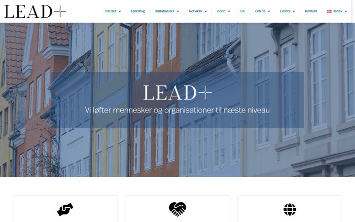 Screenshot of lead.eu