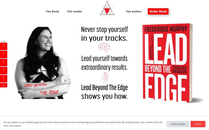 Screenshot of leadbeyondtheedge.com