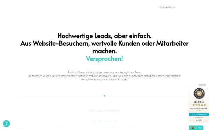 Screenshot of leadblick.de
