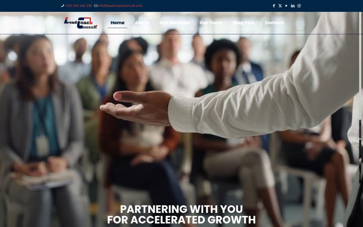 Screenshot of leadccoachconsult.com