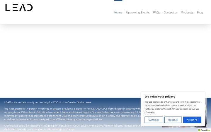 Screenshot of leadceo.org