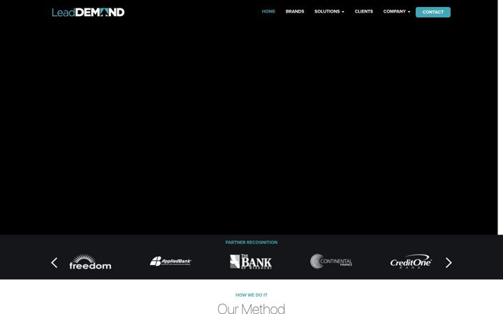 Screenshot of leaddemand.com