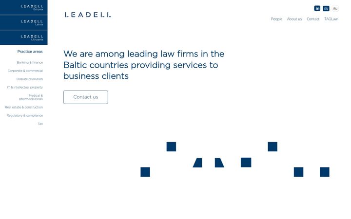 Screenshot of leadell.com