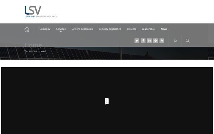 Screenshot of leadernetseguridad.com