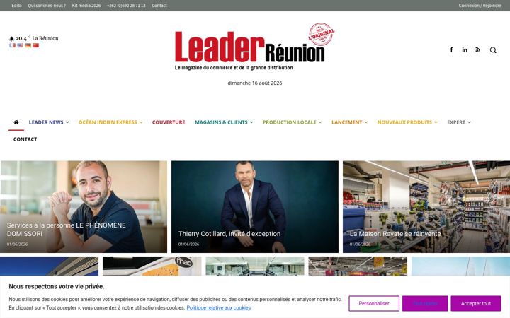 Screenshot of leaderreunion.fr