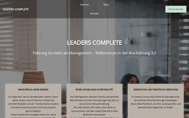 Screenshot ta' leaderscomplete.de