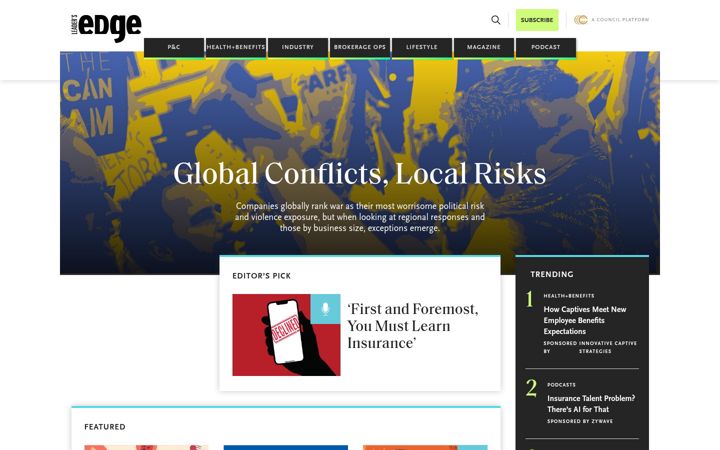 Screenshot of leadersedge.com