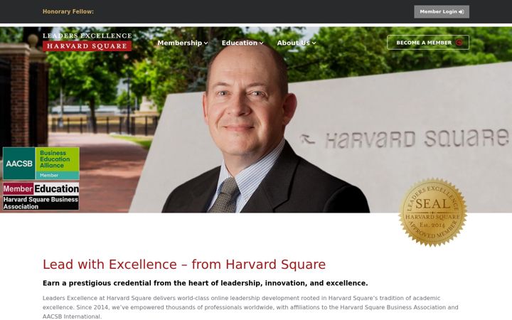 Screenshot of leadersexcellence.com