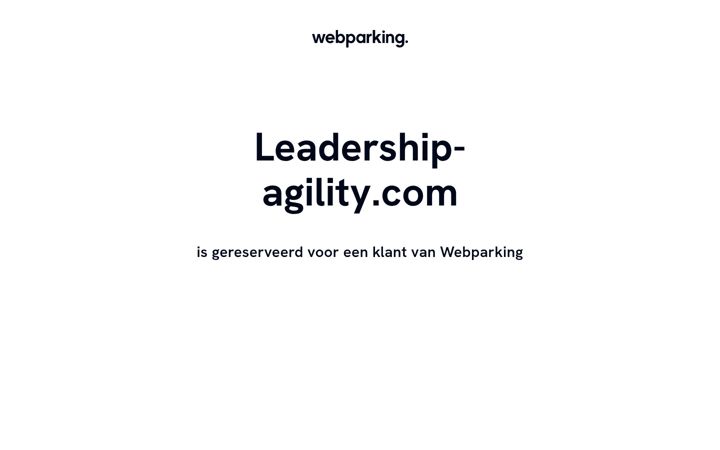 Screenshot of leadership-agility.com