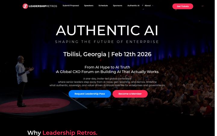 Screenshot of leadershipretros.com