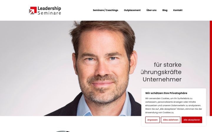Screenshot of leadershipseminare.ch