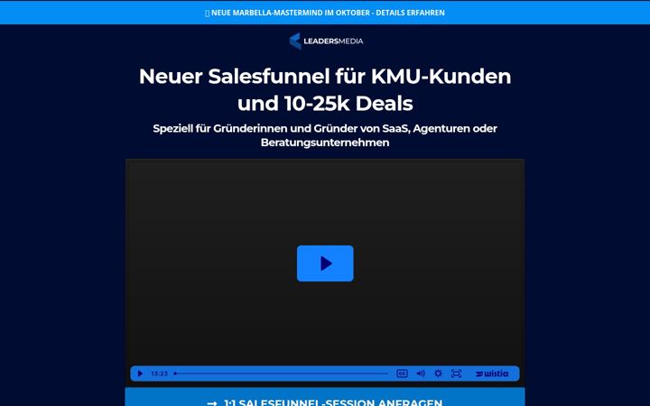 Screenshot of leadersmedia.de