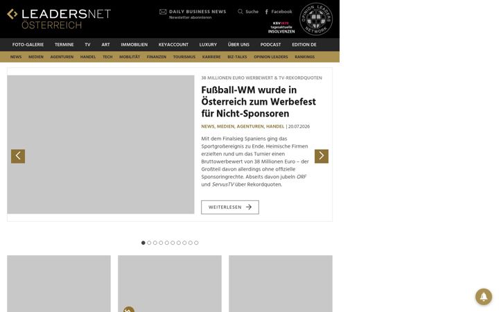 Screenshot of leadersnet.at