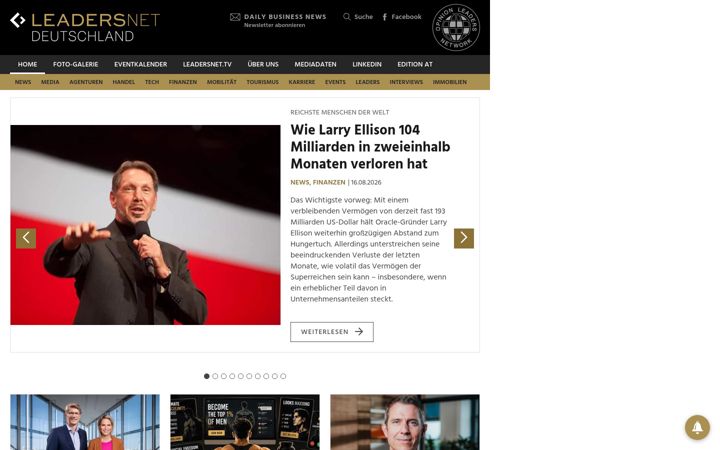 Screenshot of leadersnet.de