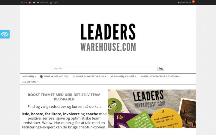 Screenshot of leaderswarehouse.com