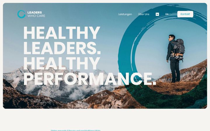 Screenshot of leaderswhocare.ch