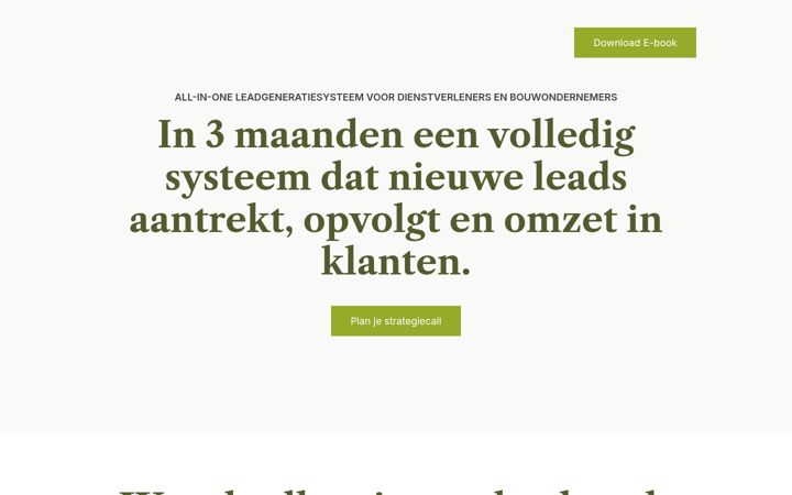 Screenshot of leadfixer.be