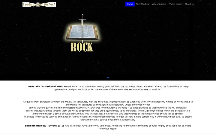 Screenshot of leadinglightdistrict.altervista.org