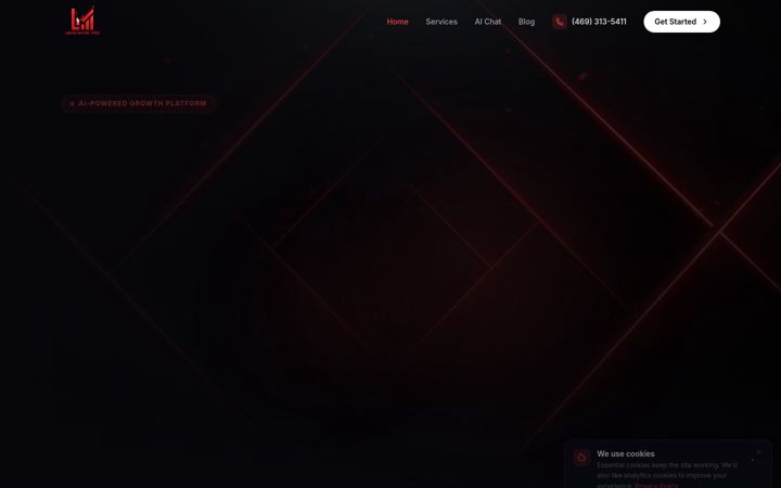 Screenshot of leadmarkpro.com