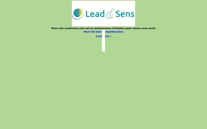 Screenshot of leadnsens.com