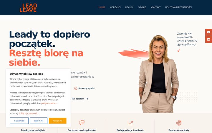 Screenshot of leadorleave.pl