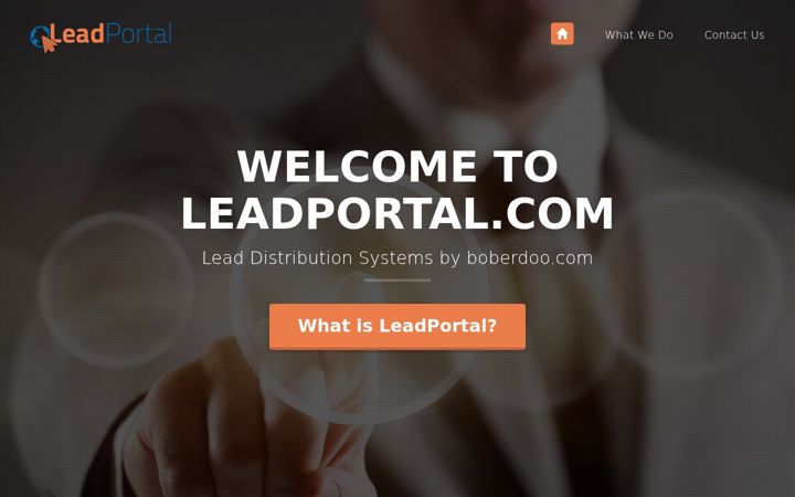 Screenshot of leadportal.com