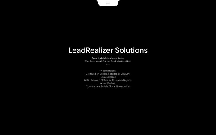 Screenshot of leadrealizer-solutions.com