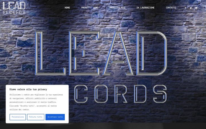 Screenshot of leadrecords.it