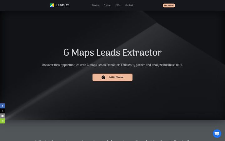 Screenshot of leadsext.com