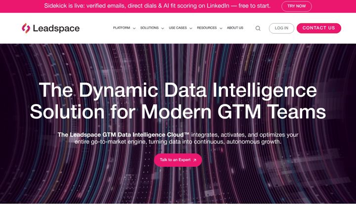 Screenshot of leadspace.com
