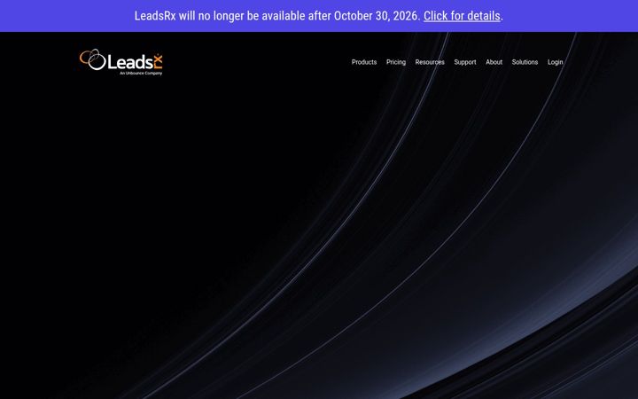 Skjermbilde av leadsrx.com