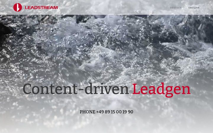 Ekrānuzņēmums no leadstream.de