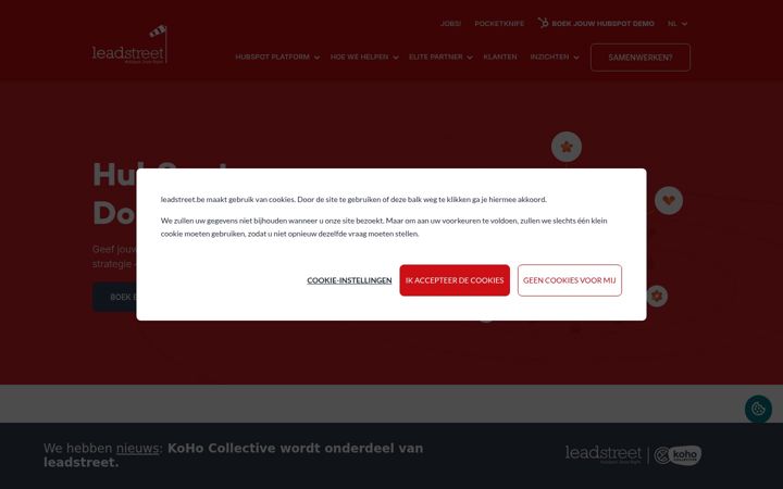 Screenshot of leadstreet.be