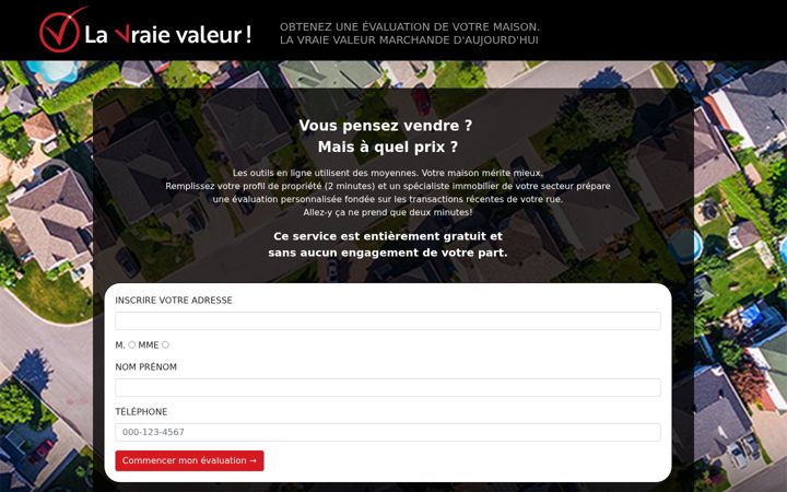 Screenshot of leadvente.com