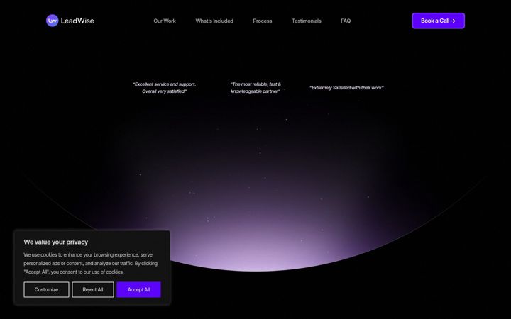 Screenshot of leadwise.gr