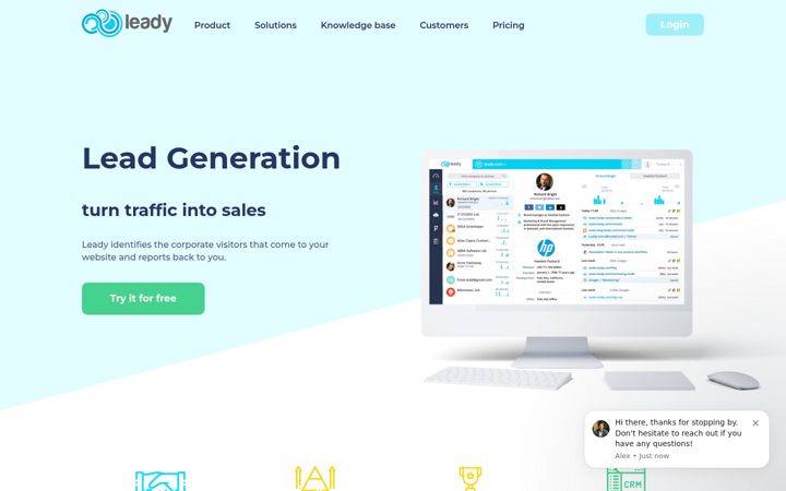 Ekrano kopija leady.com