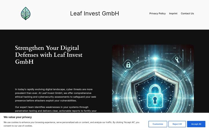 Screenshot of leafinvest.org