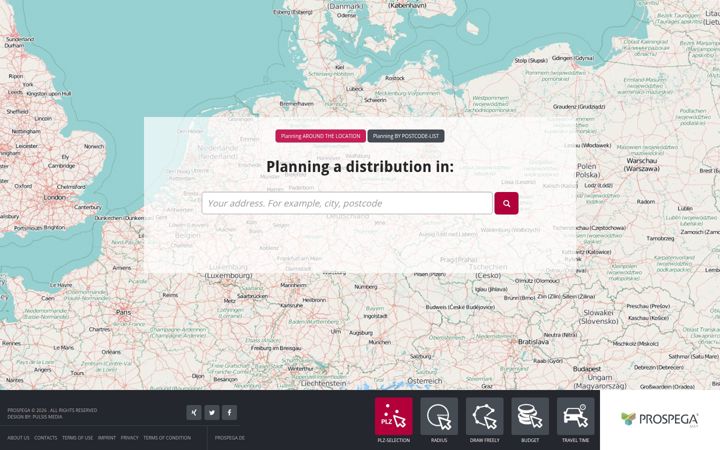 Screenshot von leaflet-distribution-germany.com
