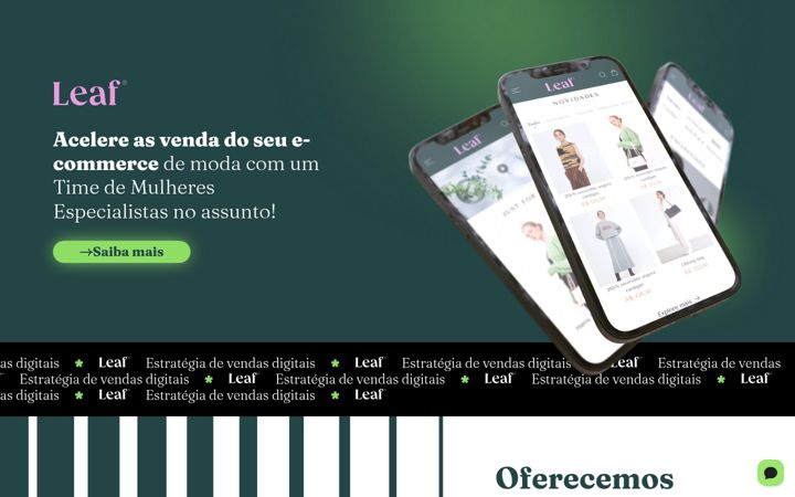 Screenshot of leafmidia.com.br