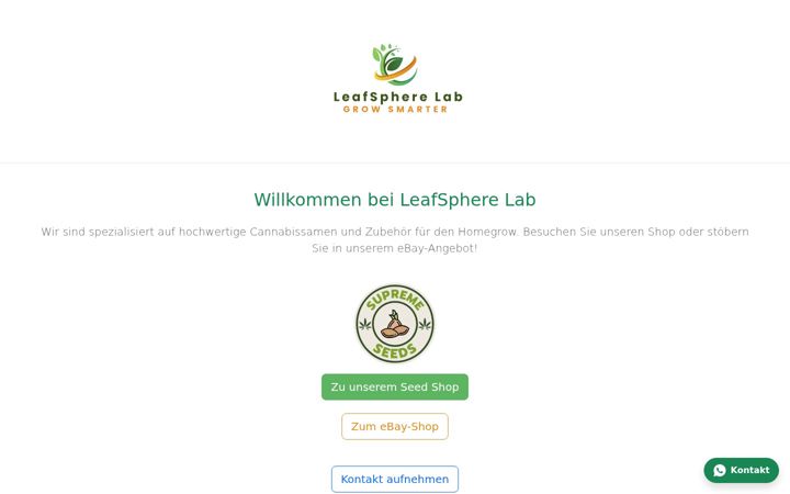 Screenshot of leafsphere.eu