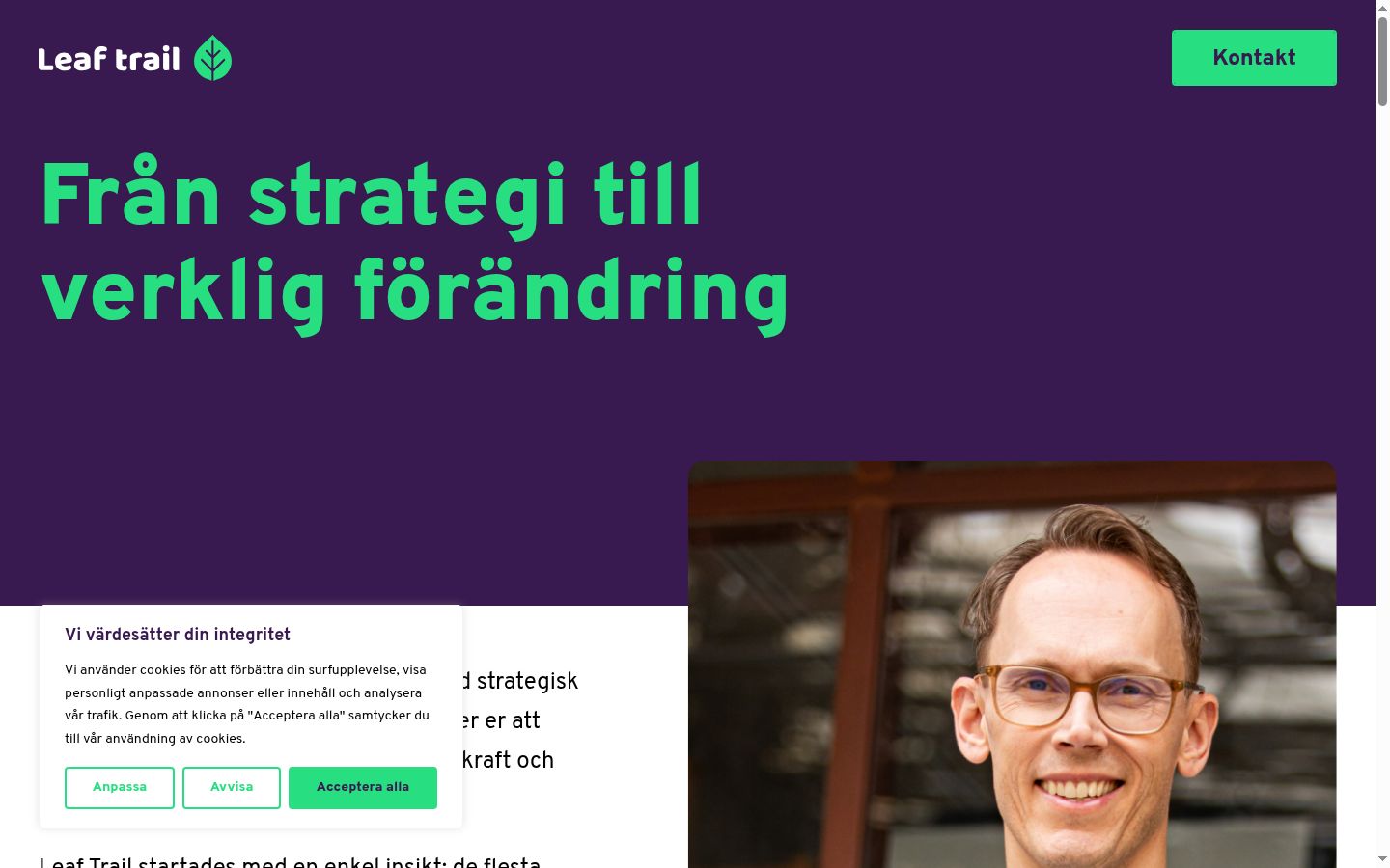Sutikimo reklamjuostės, rodytos prieš bet kokią sąveiką, ekrano kopija