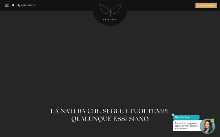 Screenshot of leagaviresort.it
