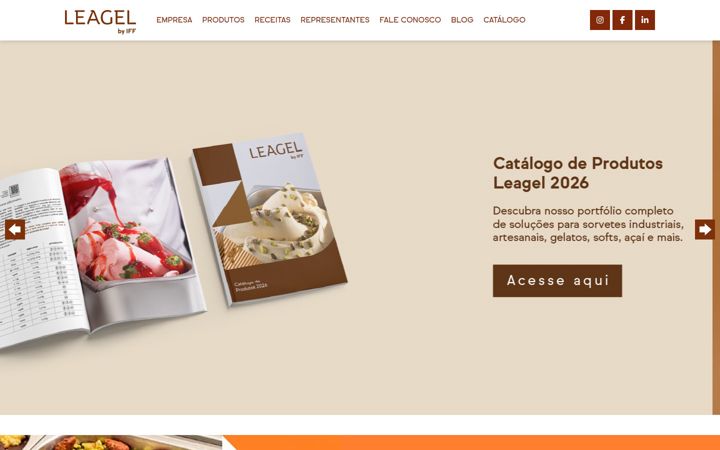 Screenshot of leagel.com.br