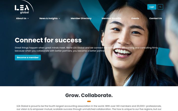 Screenshot of leaglobal.com