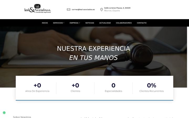 Screenshot of leal-asociados.es