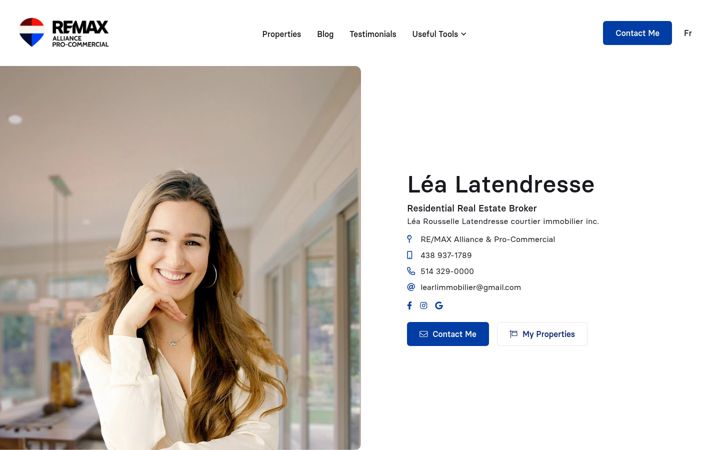 Screenshot of lealatendresse.com