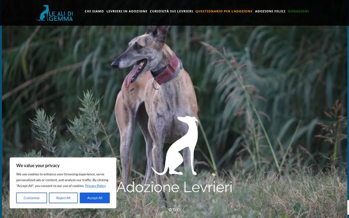 Screenshot of lealidigemma.it